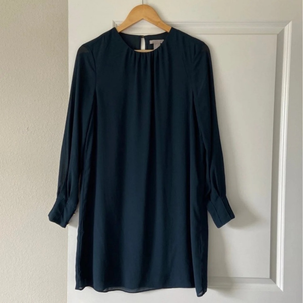 Long sleeve mini dress